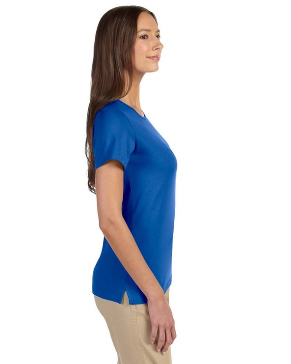 Devon & Jones DP182W - Perfect Fit Ladies Shell T-Shirt