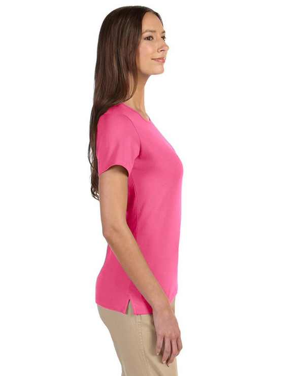 Devon & Jones DP182W - Perfect Fit Ladies Shell T-Shirt