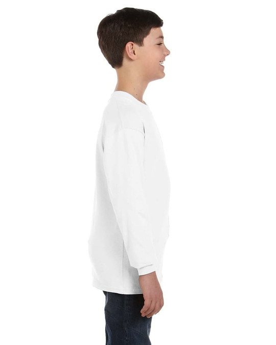 Gildan G540B - T-shirt à manches longues pour jeunes en coton épais 5,3 oz.