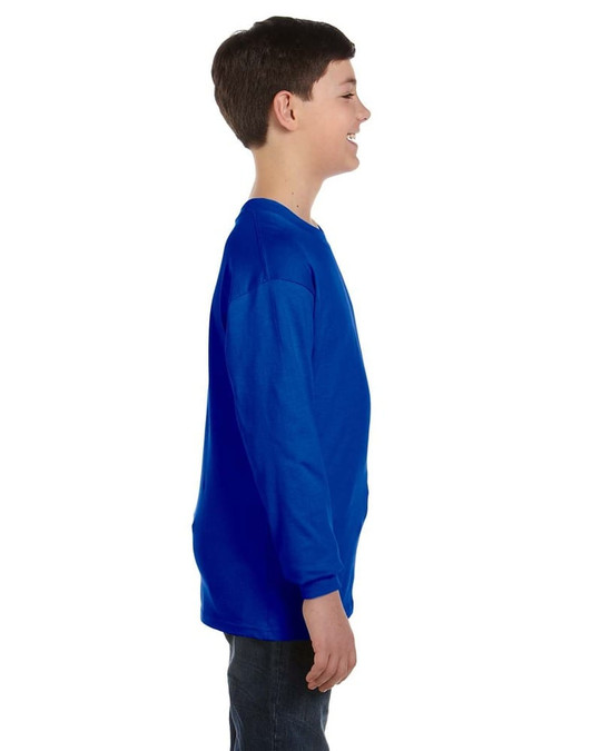 Gildan G540B - T-shirt à manches longues pour jeunes en coton épais 5,3 oz.