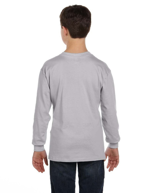 Gildan G540B - T-shirt à manches longues pour jeunes en coton épais 5,3 oz.