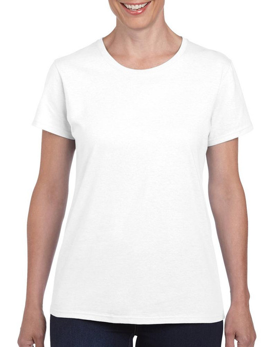 Gildan G500L - T-shirt ajusté pour femme en coton épais 5,3 oz.
