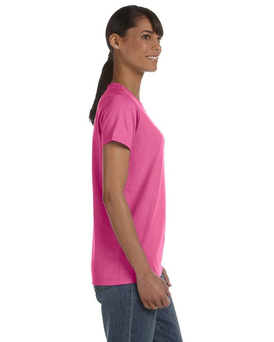 Gildan G500L - T-shirt ajusté pour femme en coton épais 5,3 oz.