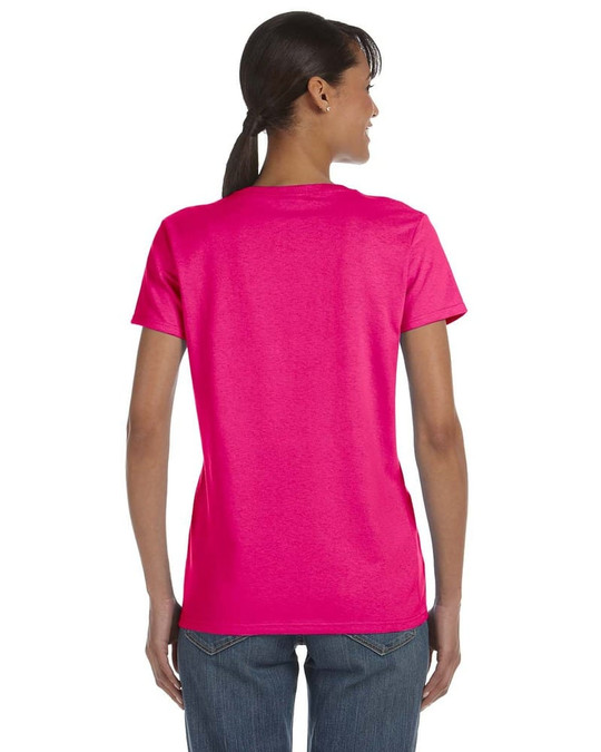 Gildan G500L - T-shirt ajusté pour femme en coton épais 5,3 oz.