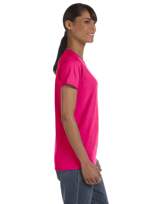 Gildan G500L - T-shirt ajusté pour femme en coton épais 5,3 oz.