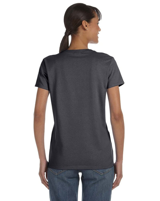 Gildan G500L - T-shirt ajusté pour femme en coton épais 5,3 oz.
