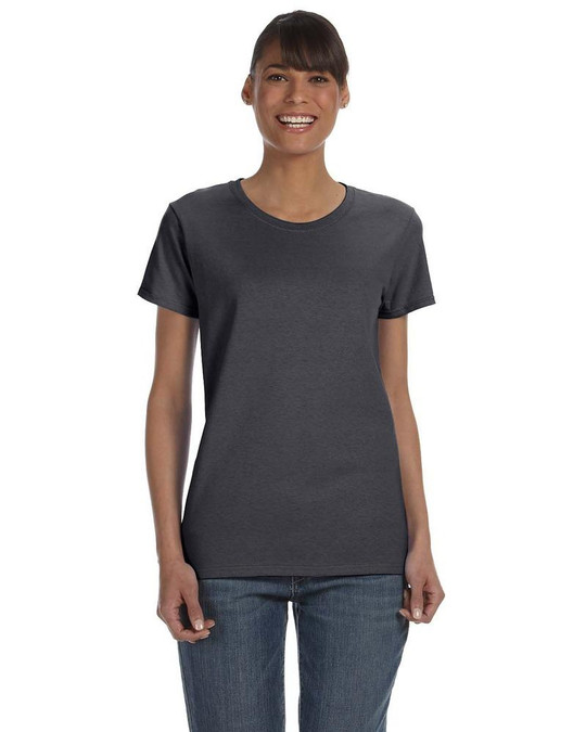 Gildan G500L - T-shirt ajusté pour femme en coton épais 5,3 oz.