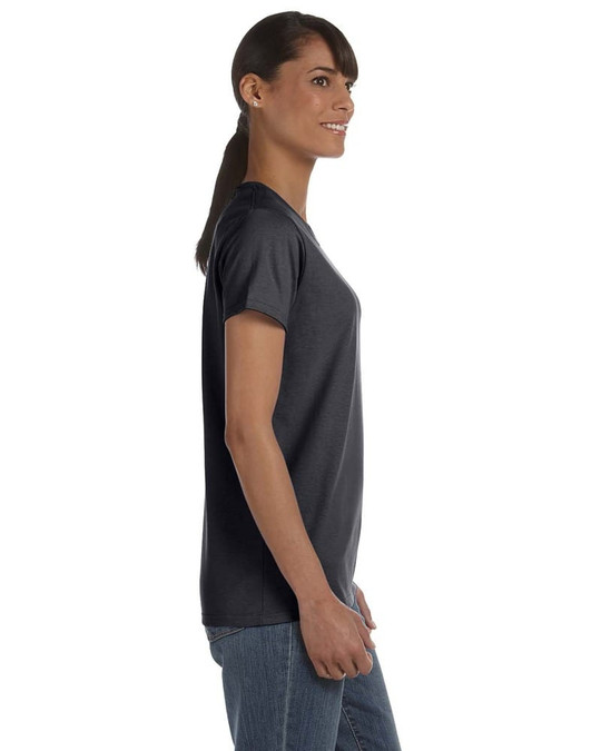 Gildan G500L - T-shirt ajusté pour femme en coton épais 5,3 oz.