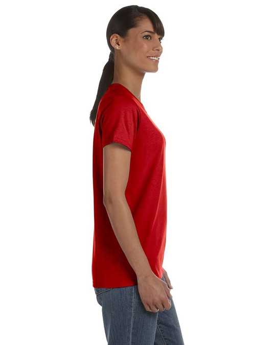 Gildan G500L - T-shirt ajusté pour femme en coton épais 5,3 oz.