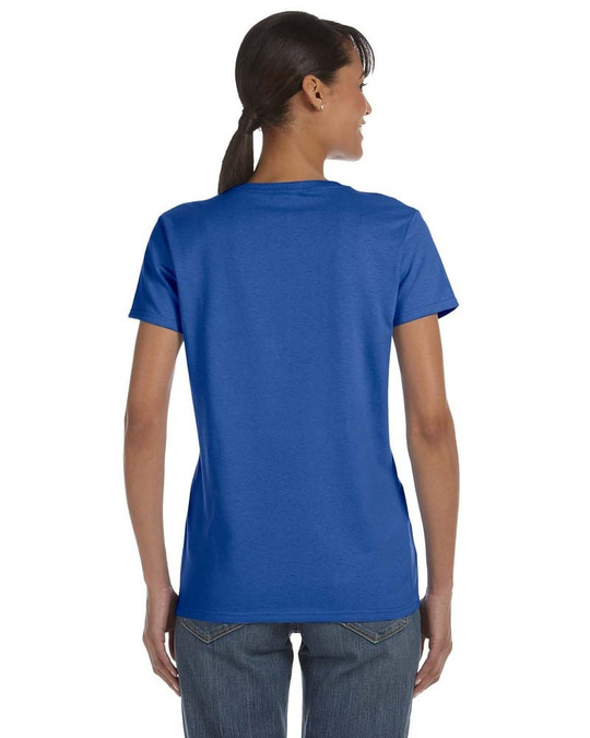 Gildan G500L - T-shirt ajusté pour femme en coton épais 5,3 oz.