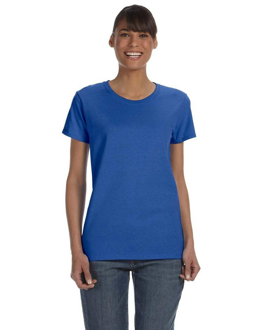 Gildan G500L - T-shirt ajusté pour femme en coton épais 5,3 oz.