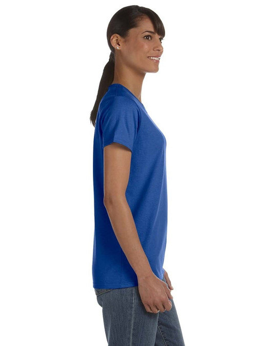 Gildan G500L - T-shirt ajusté pour femme en coton épais 5,3 oz.