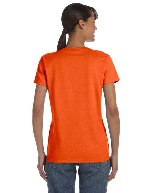 Gildan G500L - T-shirt ajusté pour femme en coton épais 5,3 oz.