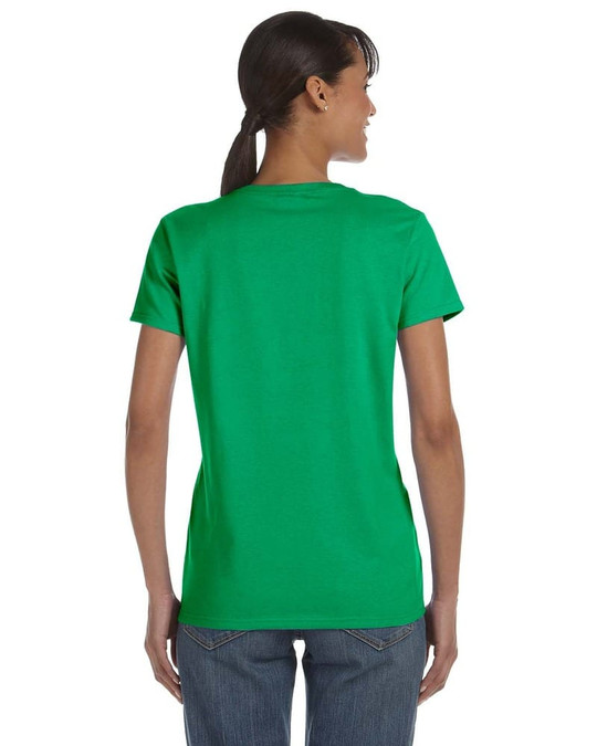 Gildan G500L - T-shirt ajusté pour femme en coton épais 5,3 oz.