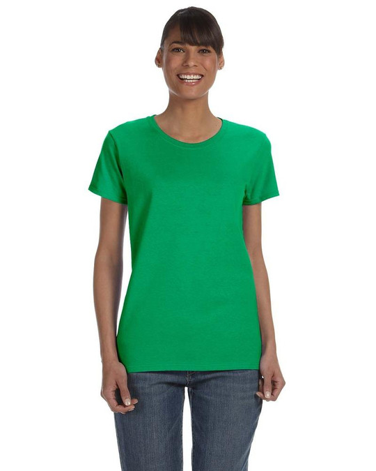 Gildan G500L - T-shirt ajusté pour femme en coton épais 5,3 oz.
