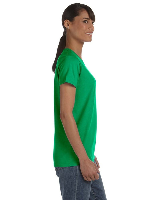 Gildan G500L - T-shirt ajusté pour femme en coton épais 5,3 oz.