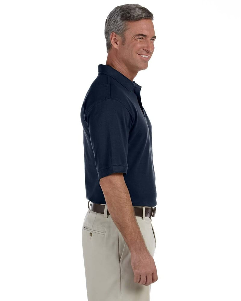Harriton M200T - Tall 6 oz. Ringspun Cotton Piqué Short-Sleeve Polo