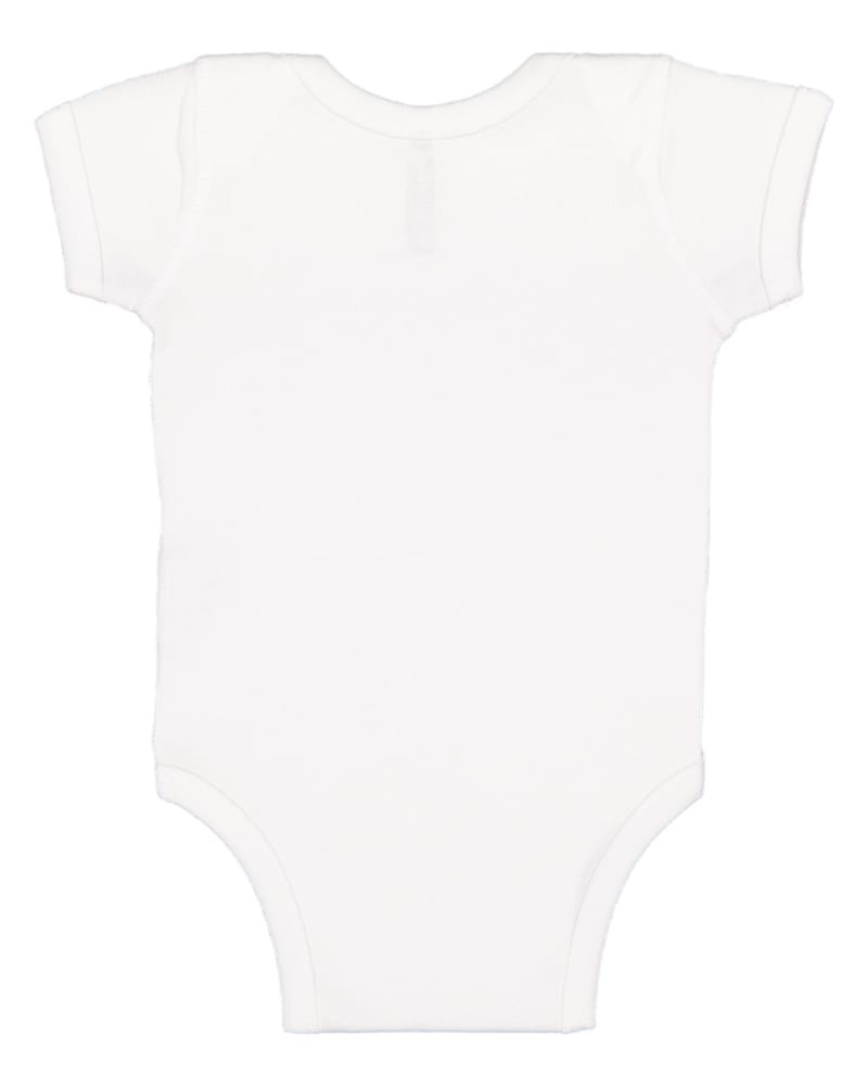 Rabbit Skins 4400 - Body para bebé de 5 oz. Baby Rib con hombros solapados