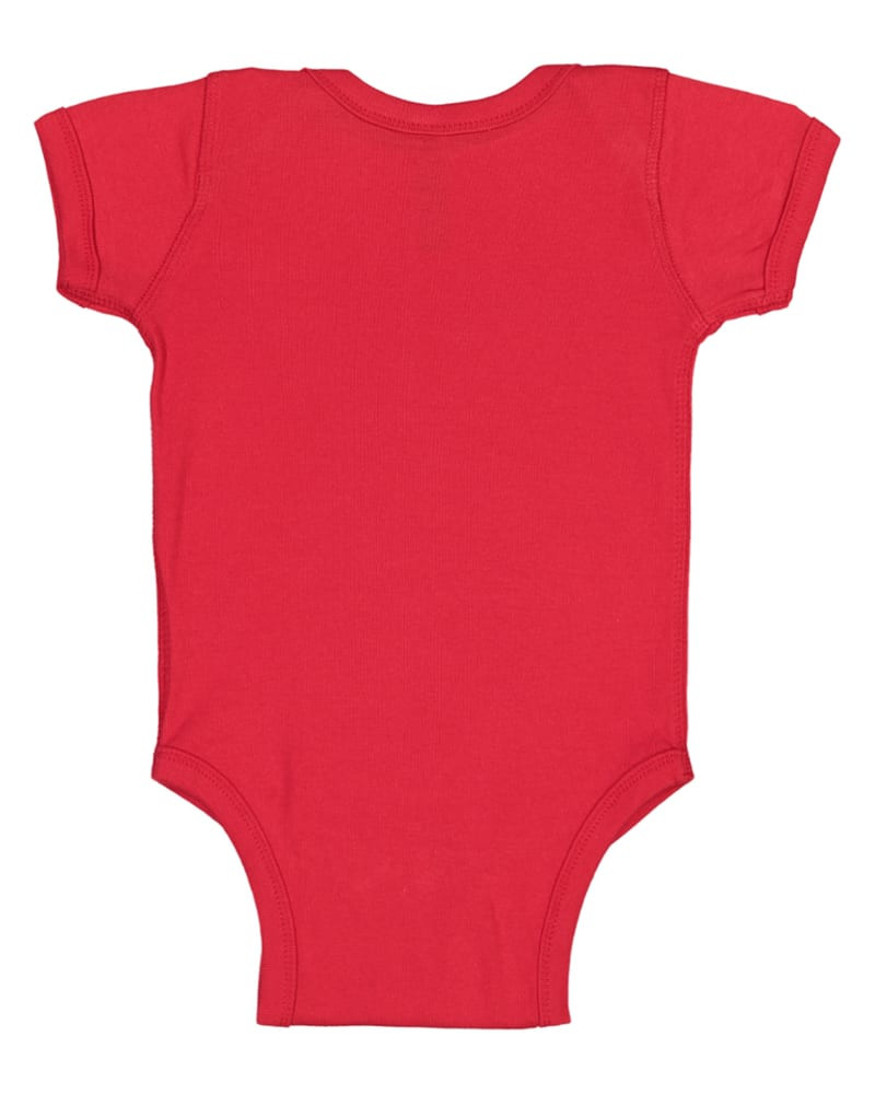 Rabbit Skins 4400 - Infant 5 oz. Baby Rib Lap Shoulder Bodysuit
