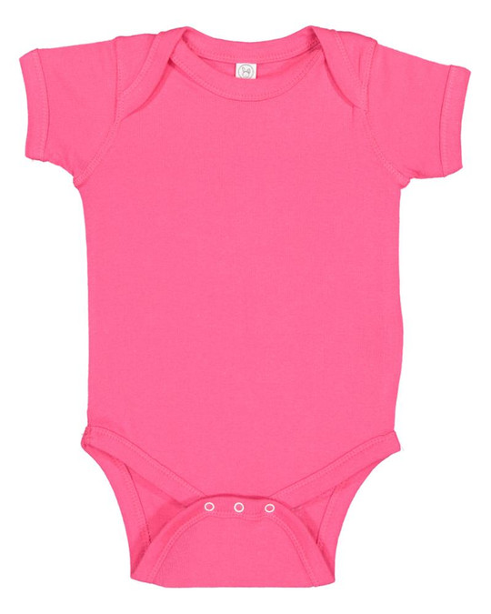 Rabbit Skins 4400 - Body bébé à épaules rabattables en côtes 5 oz pour nourrisson