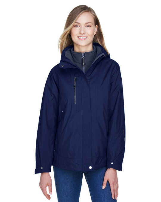 North End 78178 - Chaqueta 3 en 1 para Dama Caprice con Forro de Soft Shell