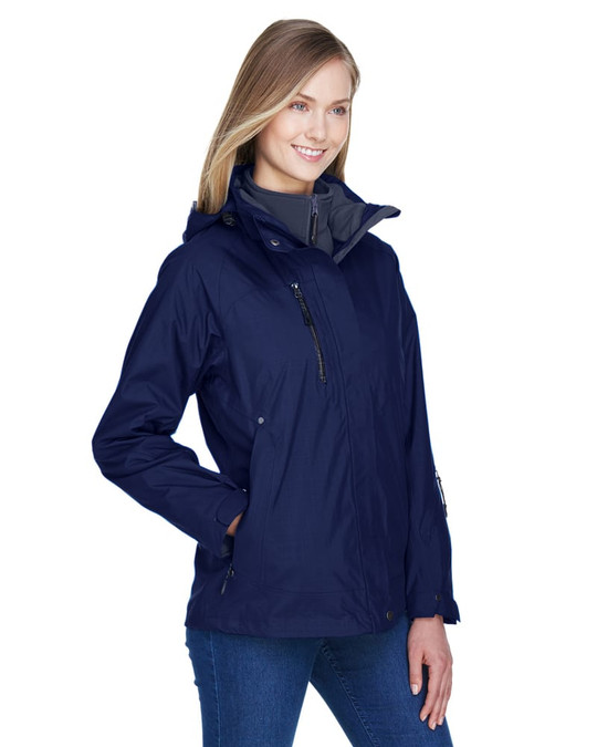North End 78178 - Chaqueta 3 en 1 para Dama Caprice con Forro de Soft Shell