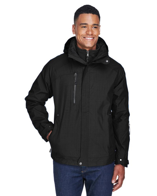 Ash City North End 88178 - Caprice Manteau 3 En 1 Pour Homme Avec Manteau Intérieur À Extérieur Doux