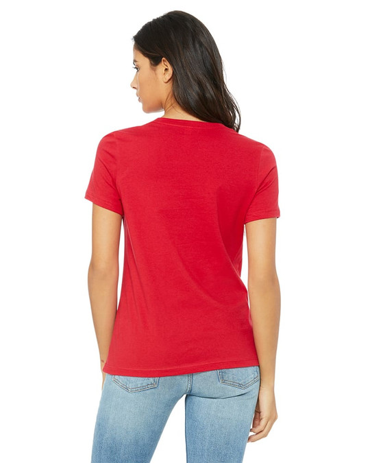 Bella+Canvas B6400 - T-shirt à manches courtes en jersey décontracté pour Missy