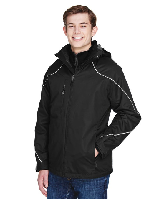 North End 88196 - CHAQUETA 3 EN 1 PARA HOMBRE ANGLE CON FORRO DE FORRO POLAR UNIDO