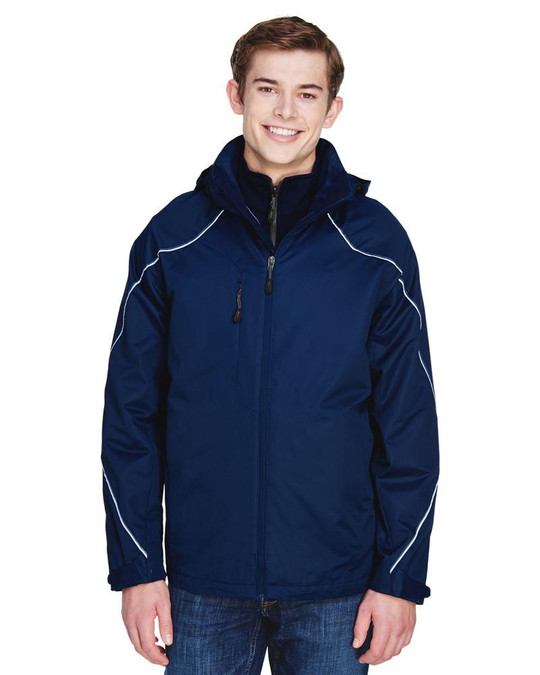North End 88196 - CHAQUETA 3 EN 1 PARA HOMBRE ANGLE CON FORRO DE FORRO POLAR UNIDO