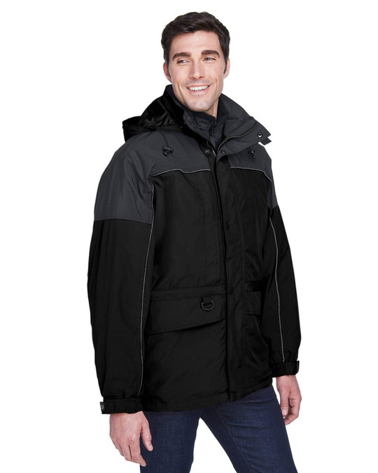 Ash City North End 88006 - Parka 3 En 1 Deux Tons Pour Homme