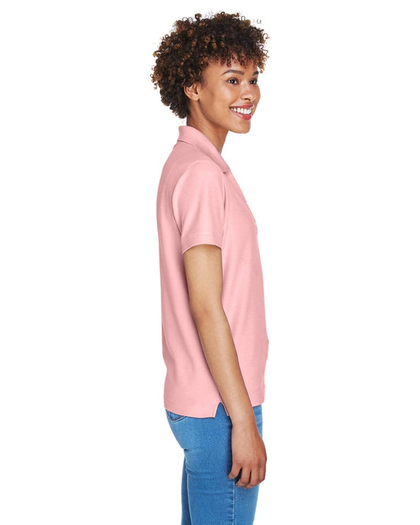 Devon & Jones D100W - Ladies Pima Piqué Short-Sleeve Y-Collar Polo