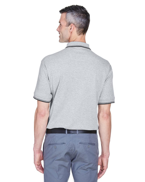 Devon & Jones D140 - Men's Tipped Perfect Pima Interlock Polo