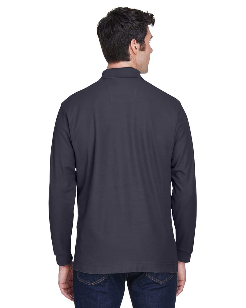 Devon & Jones D110 - Men's Pima Piqué Long-Sleeve Polo
