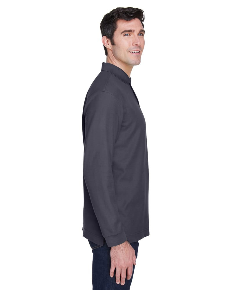 Devon & Jones D110 - Men's Pima Piqué Long-Sleeve Polo