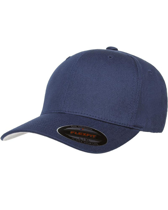 Flexfit 5001 - Casquette en coton sergé à 6 panneaux structurée à profil moyen