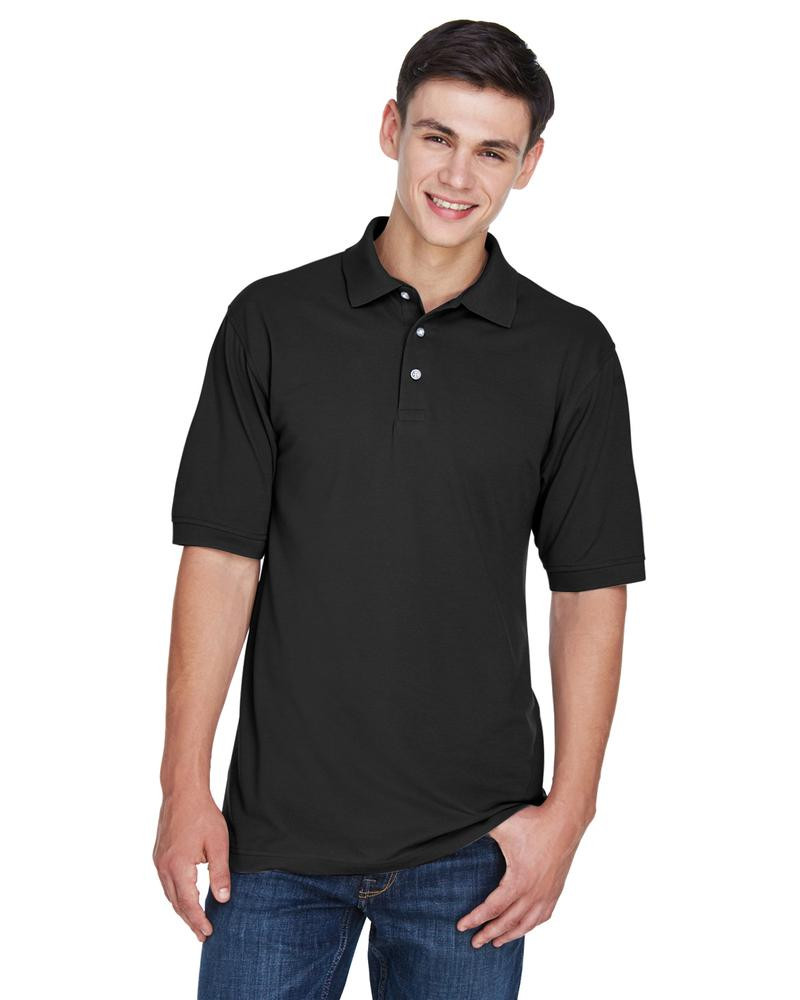 Harriton M265 - Men's 5.6 oz. Easy Blend Polo