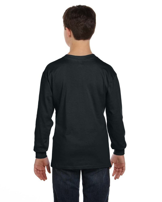 Gildan G540B - T-shirt à manches longues pour jeunes en coton épais 5,3 oz.