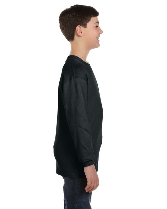 Gildan G540B - T-shirt à manches longues pour jeunes en coton épais 5,3 oz.