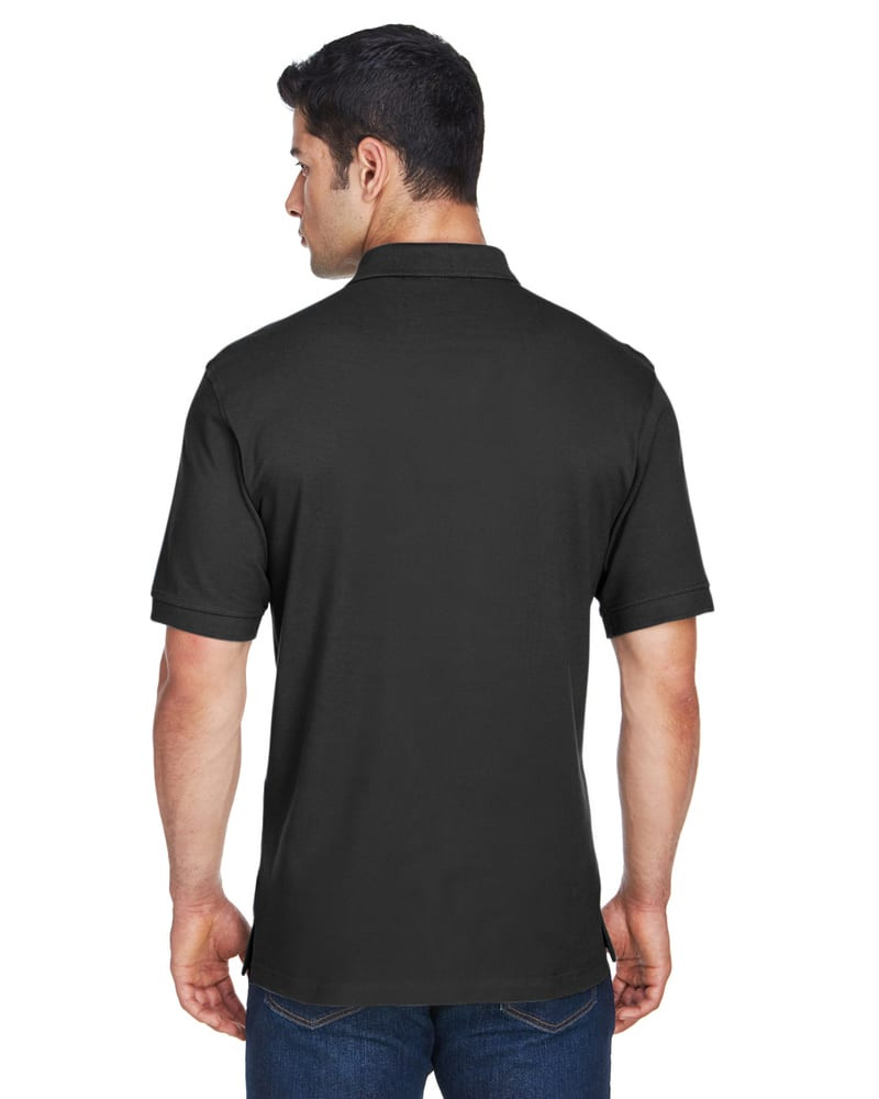 Harriton M200 - Men's 6 oz. Ringspun Cotton Piqué Short-Sleeve Polo