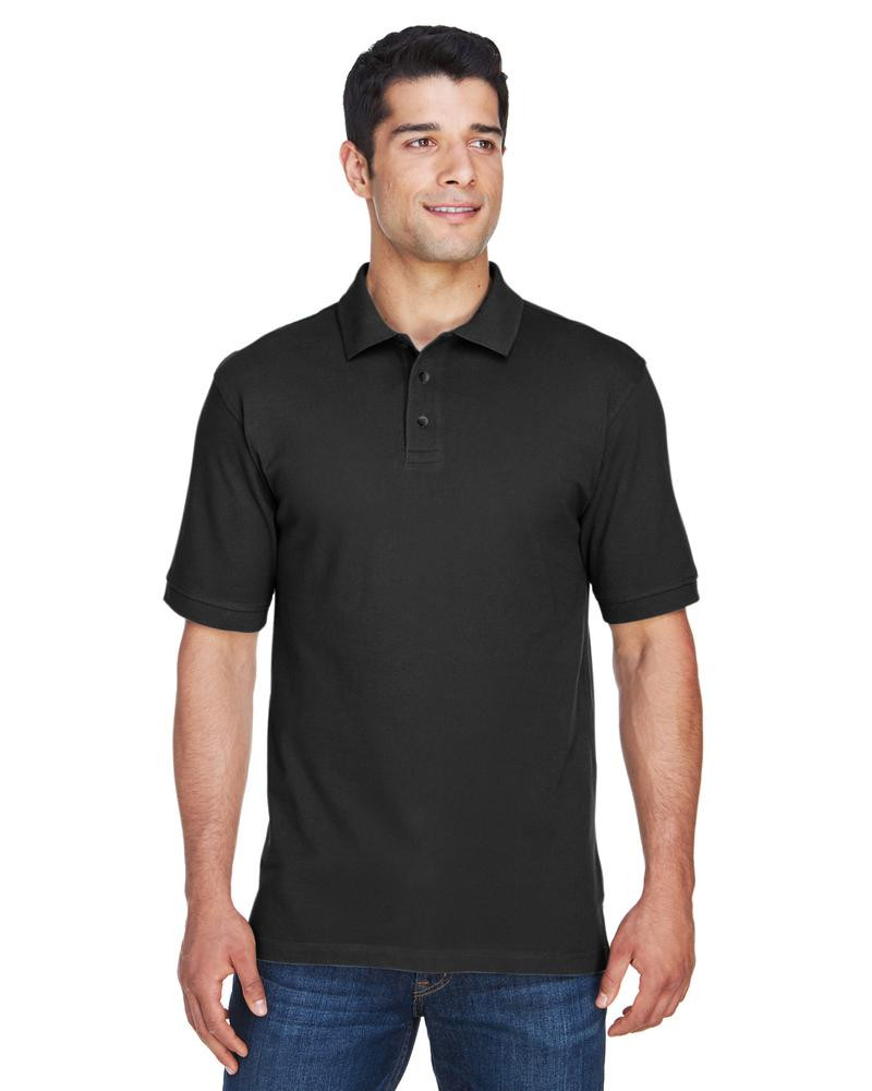 Harriton M200 - Men's 6 oz. Ringspun Cotton Piqué Short-Sleeve Polo