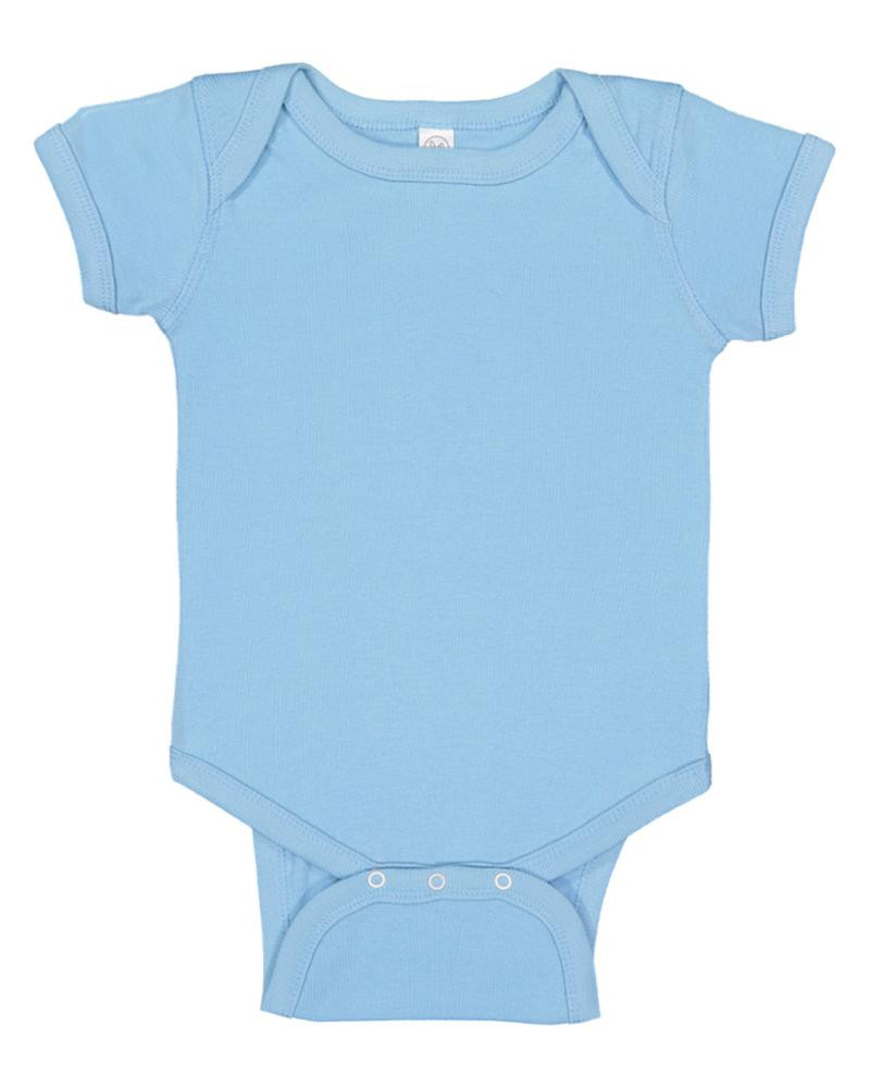 Rabbit Skins 4400 - Infant 5 oz. Baby Rib Lap Shoulder Bodysuit
