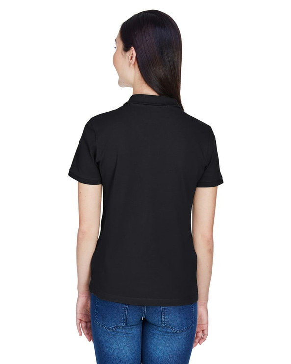 Harriton M200W - Ladies 6 oz. Ringspun Cotton Piqué Short-Sleeve Polo