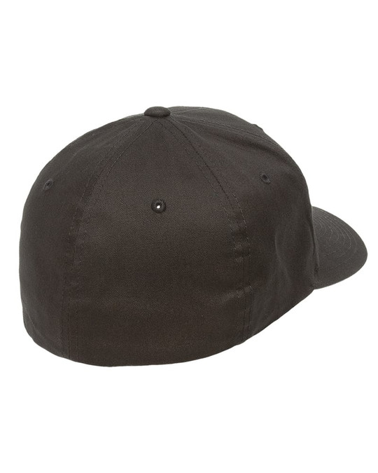 Flexfit 5001 - Casquette en coton sergé à 6 panneaux structurée à profil moyen