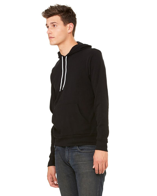 Bella+Canvas 3719 - Hoodie à capuche en molleton poly-coton