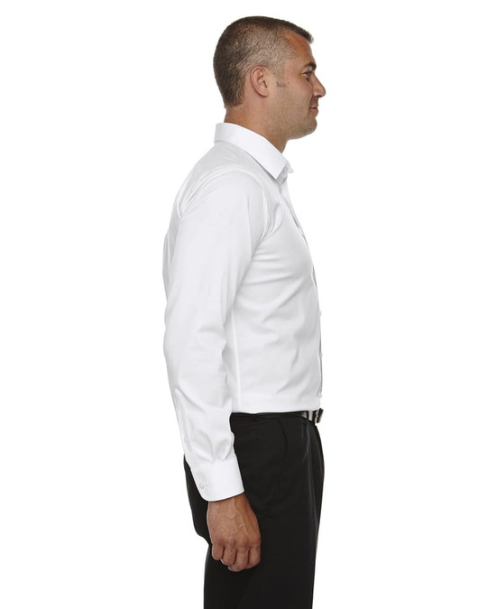 Devon & Jones DG530T - Colección Tall Crown Camisa de Manga Larga Stretch Twill Sólida