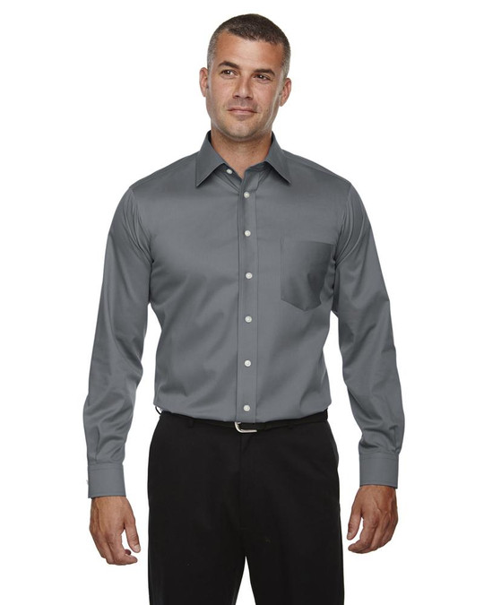 Devon & Jones DG530T - Men's Tall Crown Collection Solid Long-Sleeve Stretch Twill