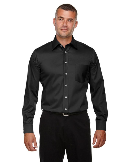 Devon & Jones DG530T - Colección Tall Crown Camisa de Manga Larga Stretch Twill Sólida