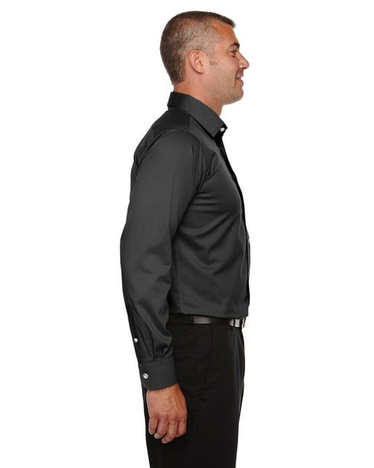 Devon & Jones DG530T - Colección Tall Crown Camisa de Manga Larga Stretch Twill Sólida