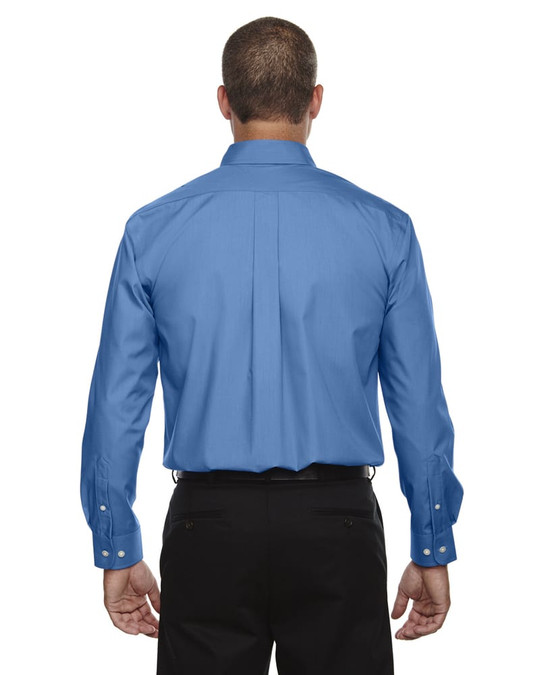 Devon & Jones D620T - Collection Tall Crown Chemise unie à manches longues en popeline